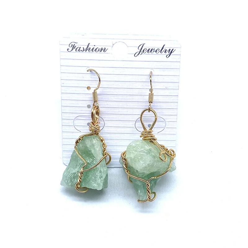 

Серьги с асимметричными кристаллами, серьги с крючком