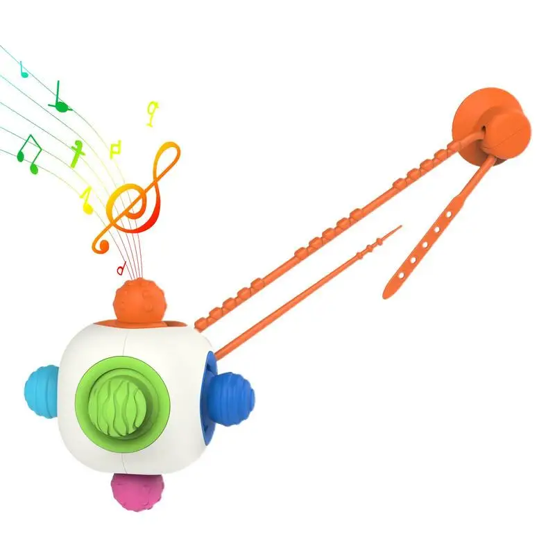 

Смешная детская игрушка мягкая удобная красочная жевательная игрушка с яркими цветами, удобный чистый звук, безопасный колокольчик, обучающая игрушка для