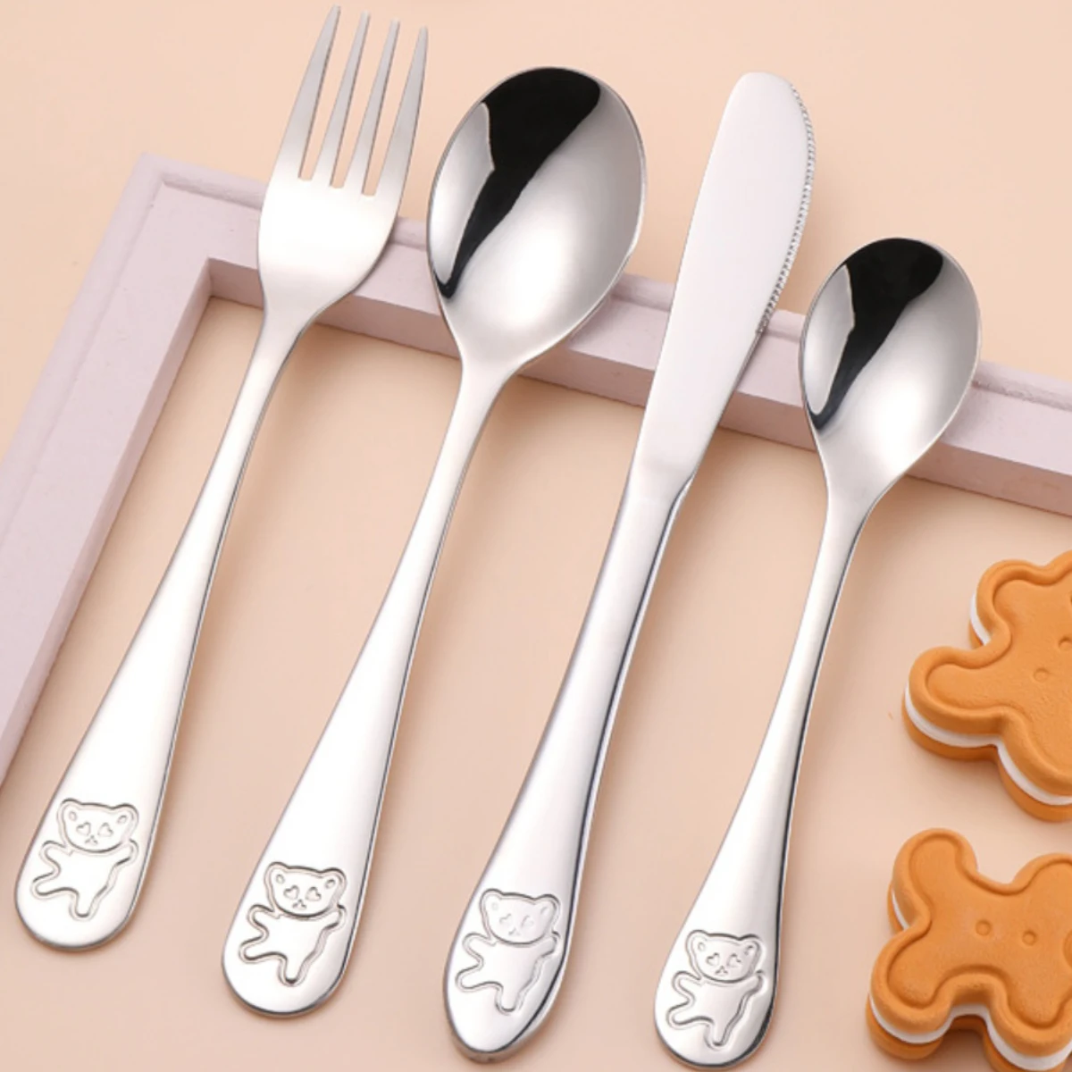 Многоцелевой складной набор посуды Worthbuy с ножом и ложкой