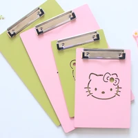 hello kitty cute cartoon board clip a4 writing board pink girl heart writing pad a5 student drawing board creative folder