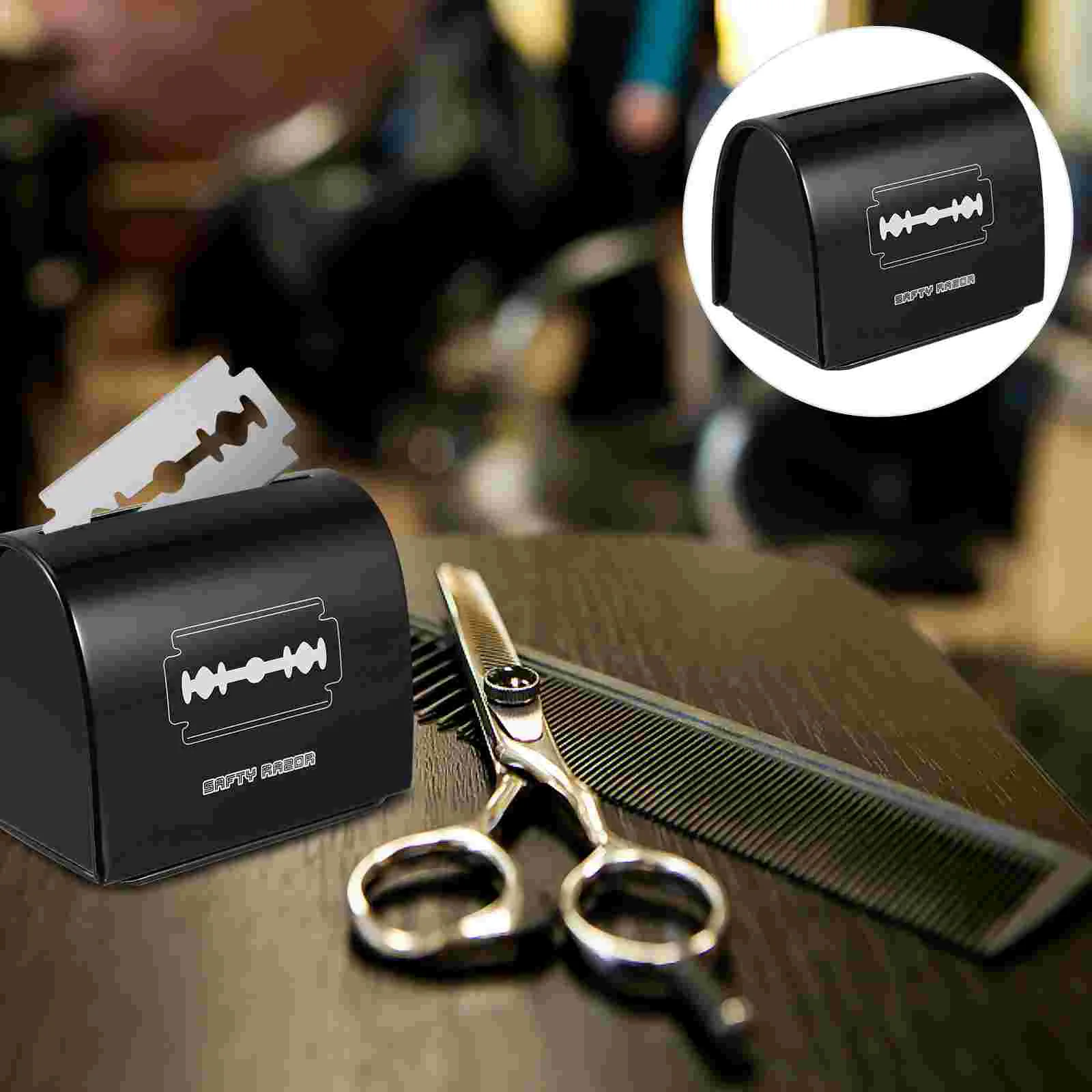 

Disposal Case Box Container Storage Bank Dispenser Safety Travel Men Holder Cans Garbage Disposable Square Barber Waste