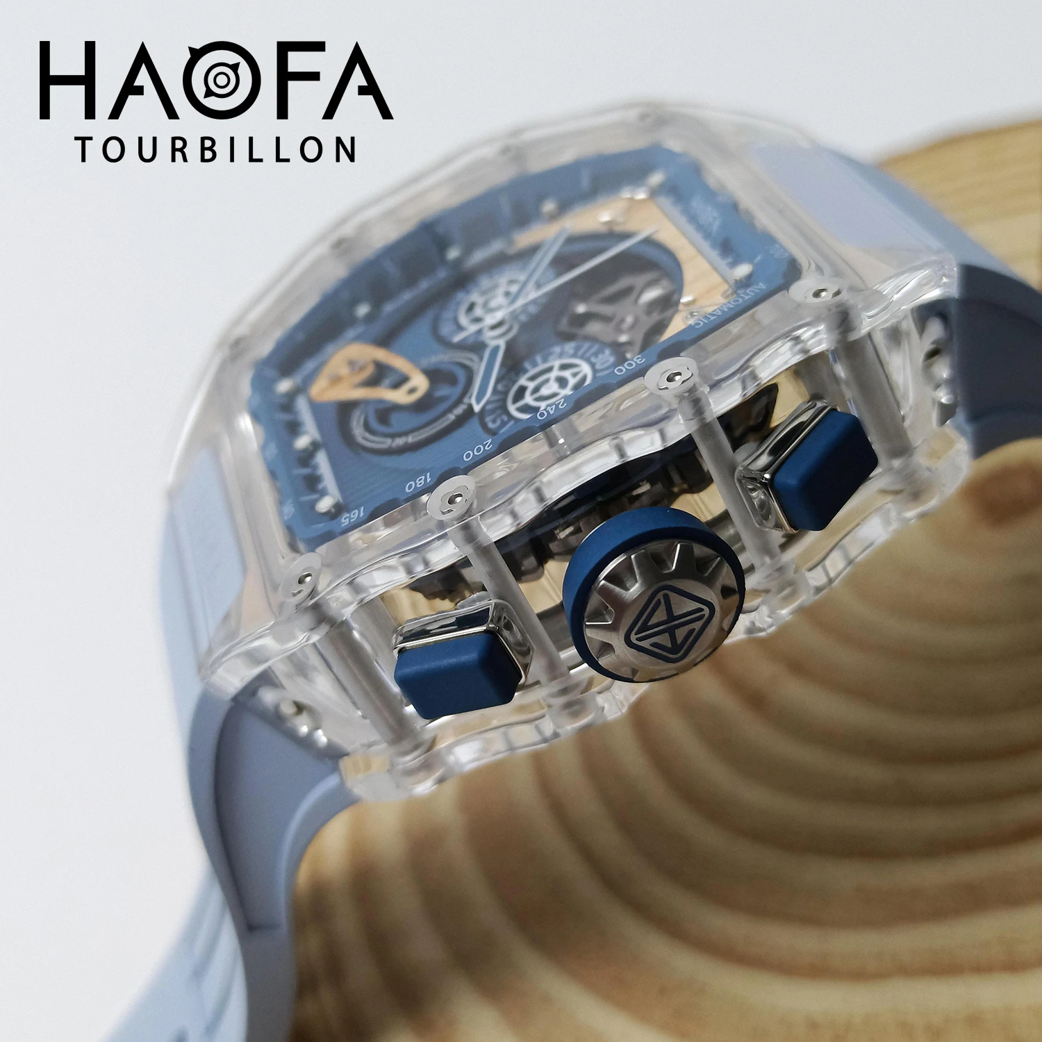Мужские часы Haofa Crystal с креативным многофункциональным циферблатом, хронографом, автоматическим механическим механизмом, повседневные, модель 2368 (art.: 3920dcb34e896) - 3920dcb34e896