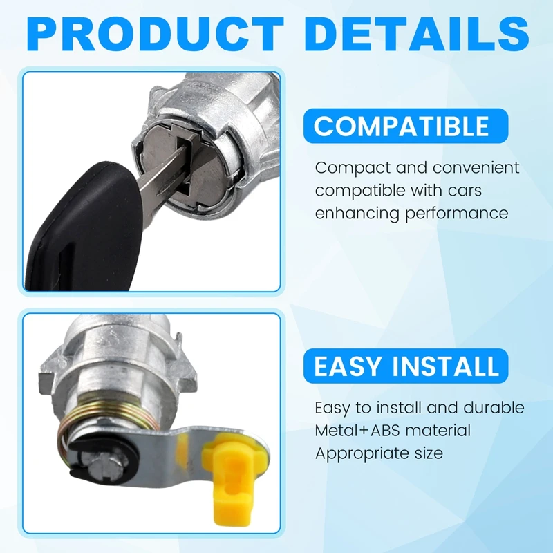 Автомобильный цилиндр LH и RH для дверного замка с ключом 69051-35030 69052-35040 пикапа Toyota