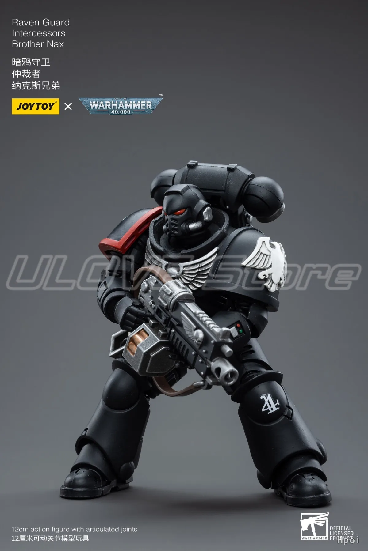 Фото В наличии оригинальные JOYTOY Warhammer 40K Raven GuardIntercessors Brother Nax 1/18 экшн-фигурка подарочные игрушки модель №5