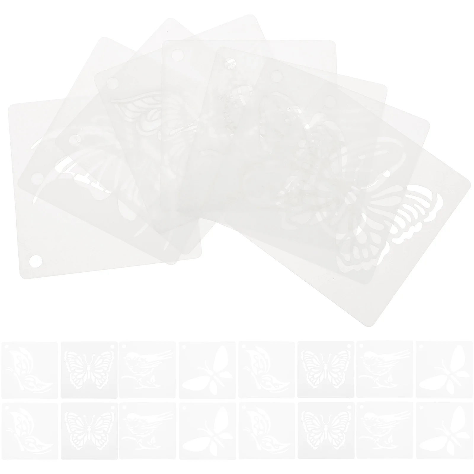 

60Pcs Butterflies DIY Reusable Painting Templates For DIY Artboard Drawing Templates for Kids Artboard Wall DIY