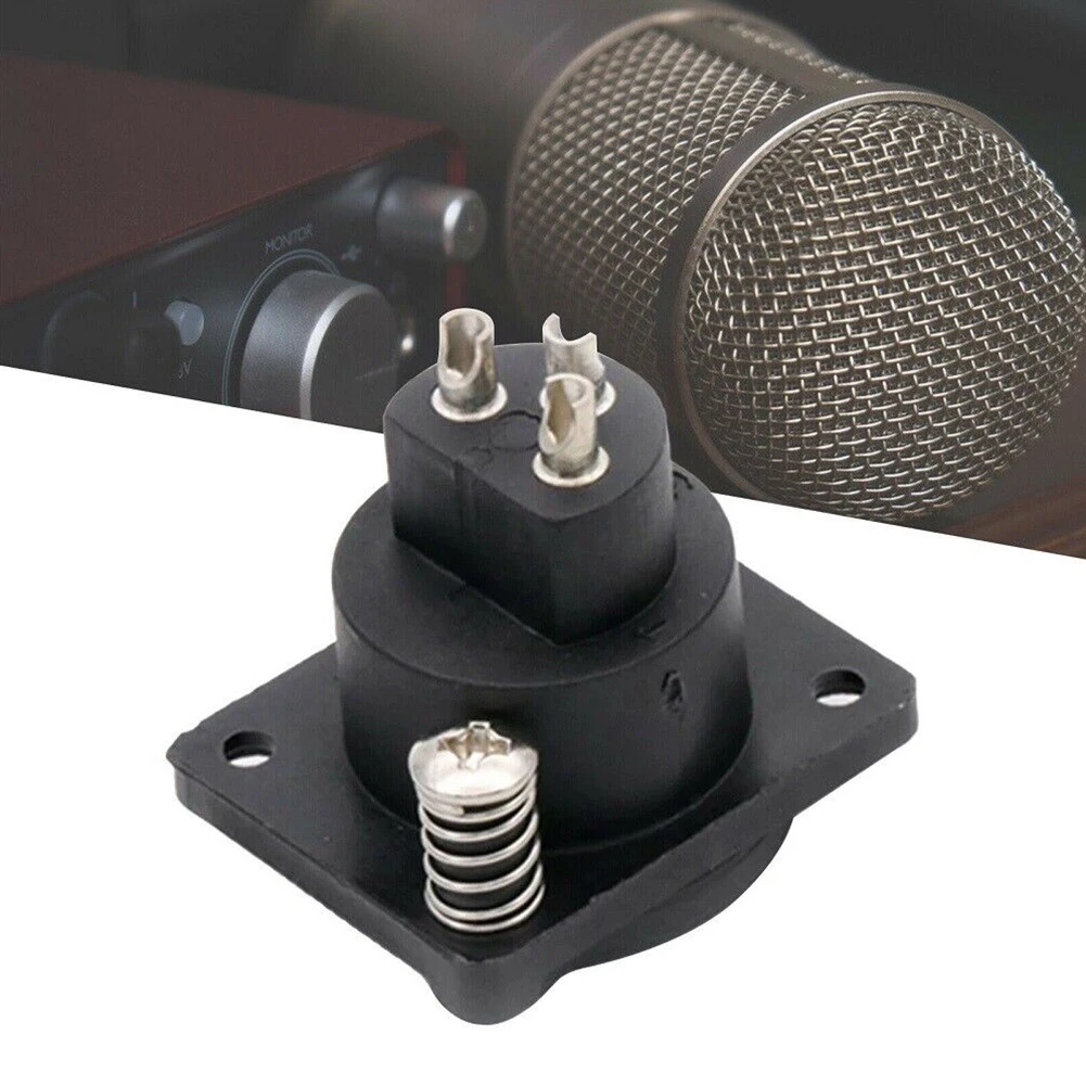

3Pin XLR Female Chassis Panel Plug Socket Connector For Audio Mobility Scooter Accessories High-quality Dust-proof Charging Port
