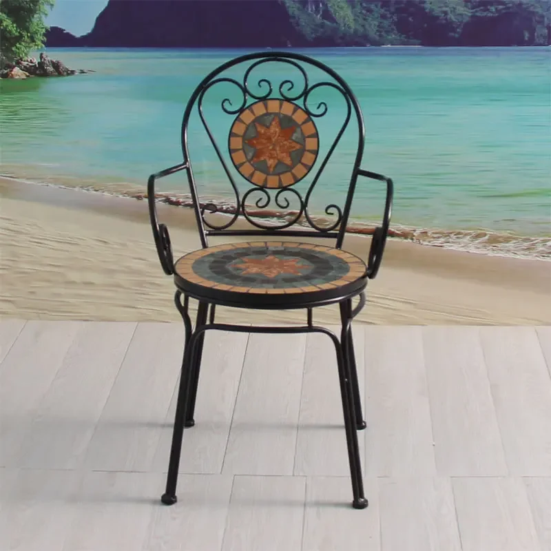 Уличные столы в европейском стиле набор стульев бытовой балкон двор железный