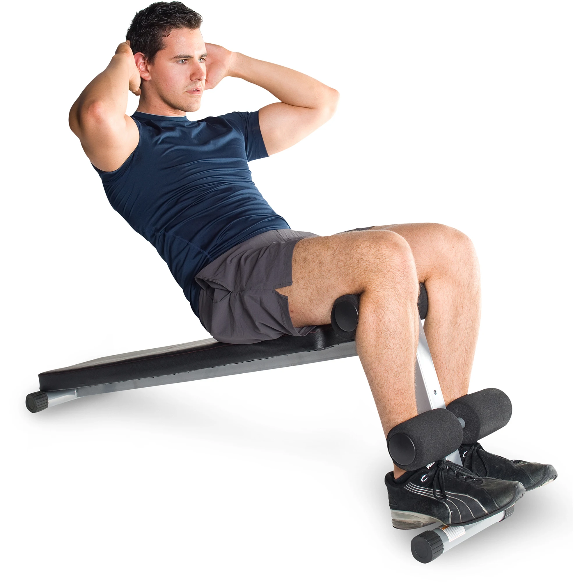 Strength Slant Board, Adjustable Height Sit-Up Bench, For Abdominal & Core Muscle Exercises, Home Gym Fitness Equipment