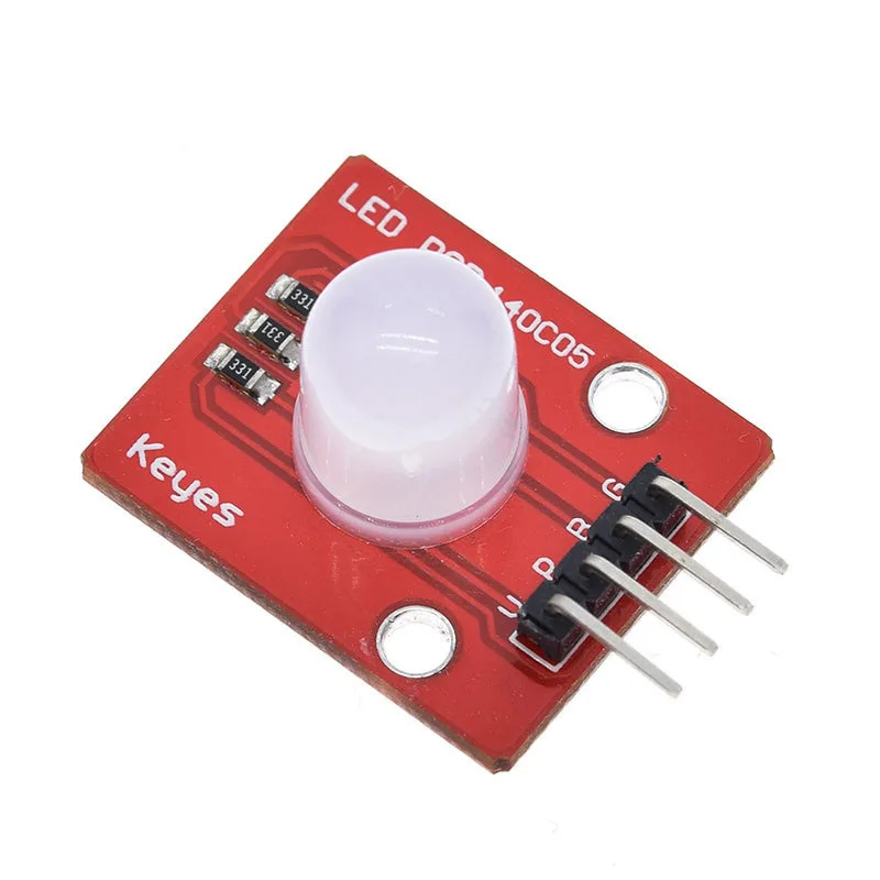 

5/20/50/100/200Pcs RGB Full-Color LED Module 10mm High Brightness Digital Level Input Three-color Compatible