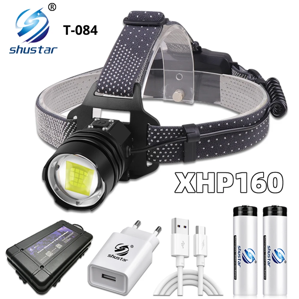Рисунок 1 - Мощный светодиодный налобный фонарь XHP160
