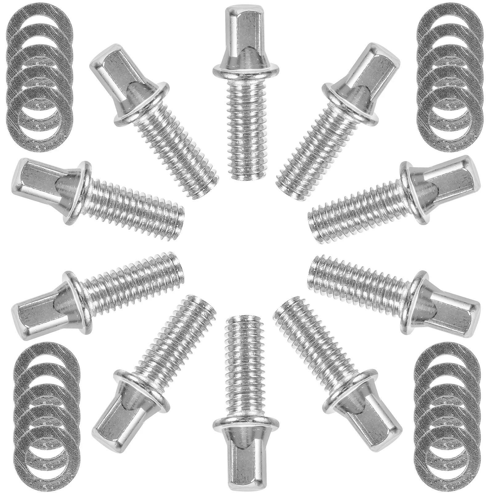 

10pcs Key Screw Bass Drum Screw M6x15mm Replacement Drum Hardware Screw Supply