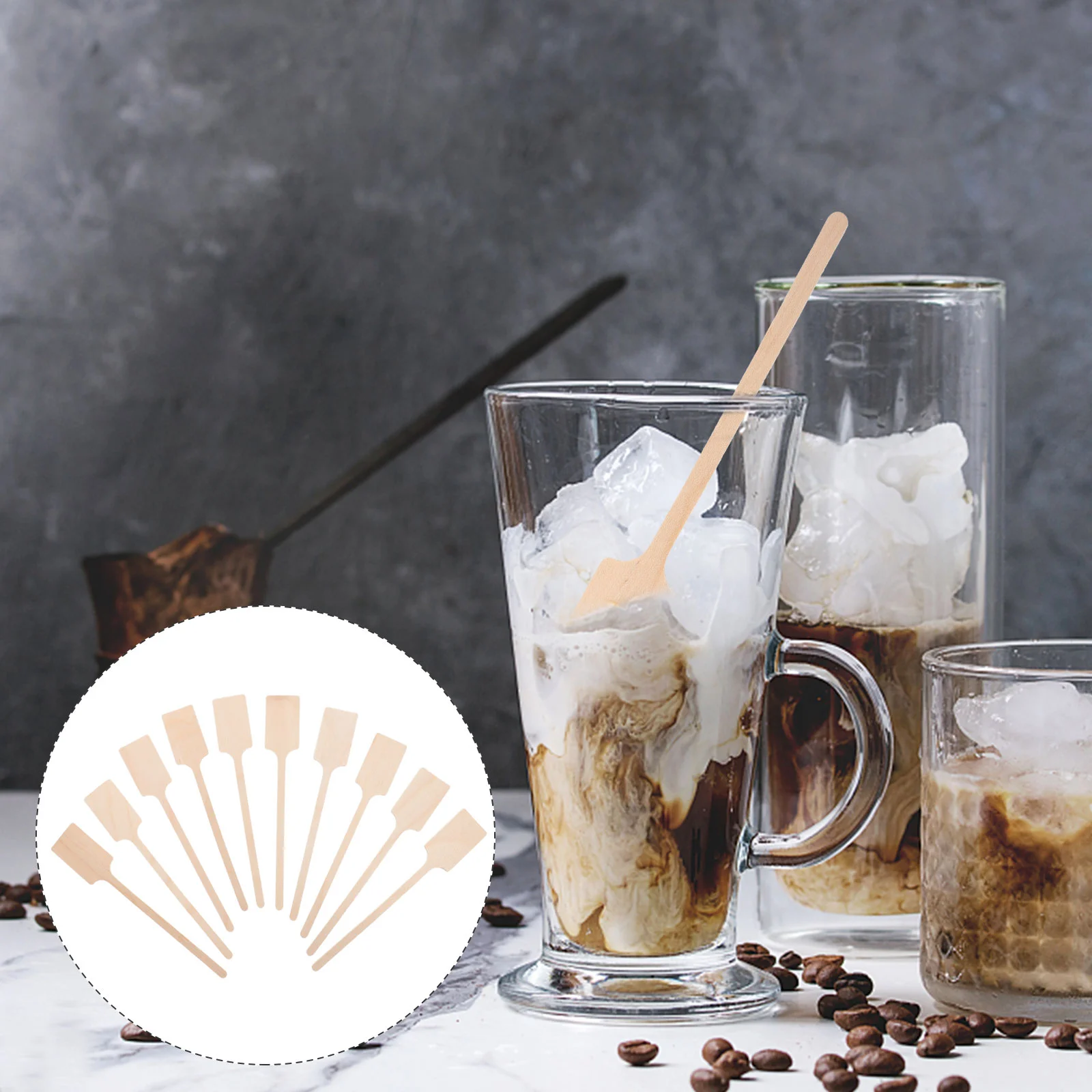 10 шт. мешалки для смешанных напитков стержень перемешивания венчик кофе палочки