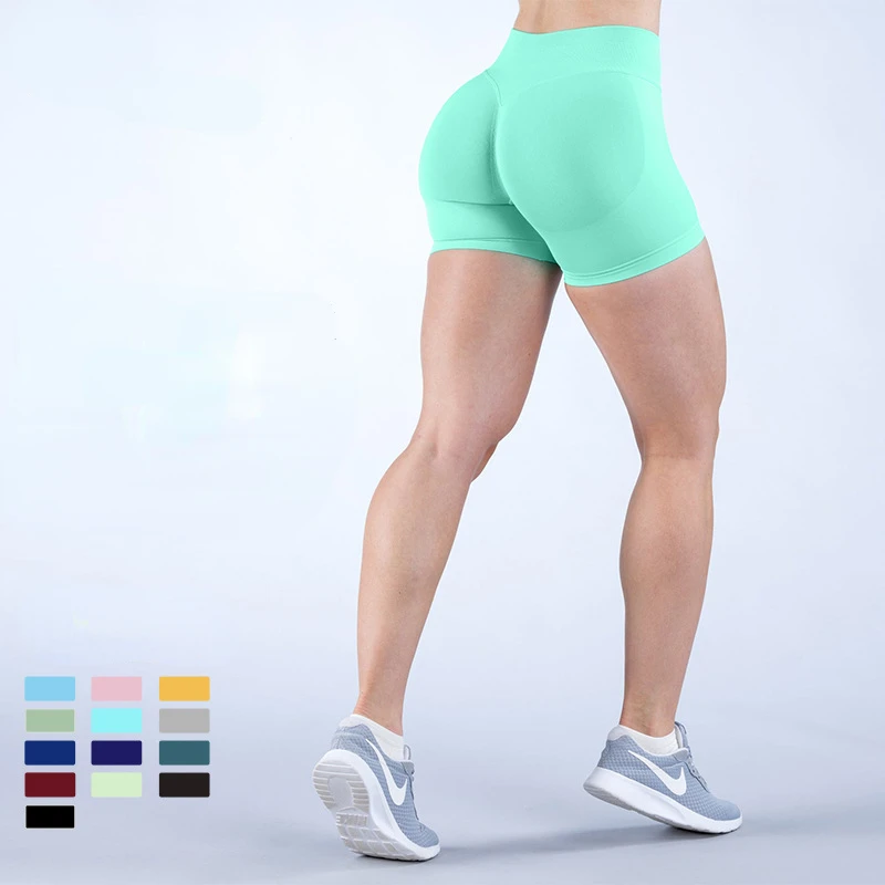 Шорты женские антискользящие для спортзала и йоги 5 дюймов