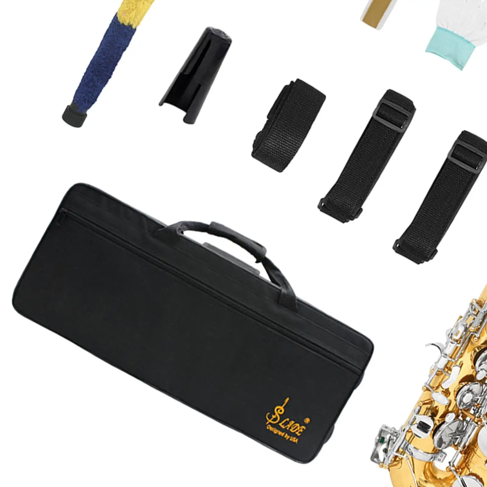 Тенор-саксофон портативный музыкальный инструмент и футляр для хранения