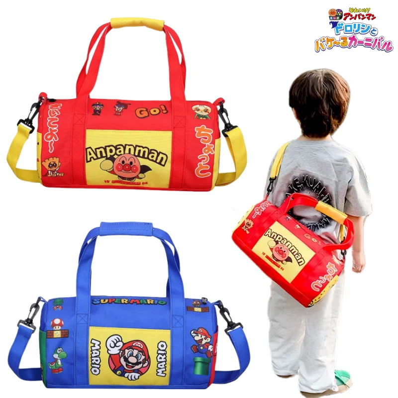 Anpanman цилиндр сумка через плечо спортивный ручной рюкзак для хранения фитнеса и