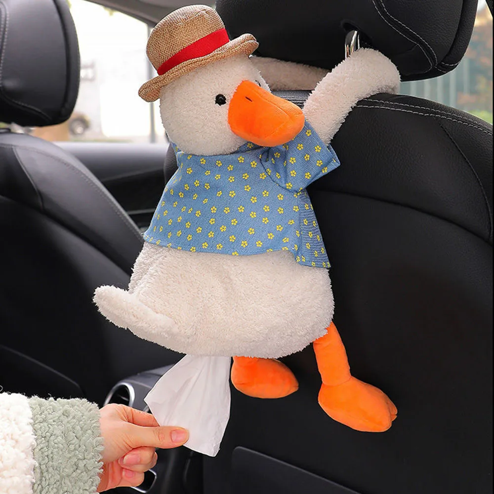 

Салфетница в машину для салфеток, салфетница интерьерная утка, органайзер для салфеток, игрушка-салфетница для бумаги