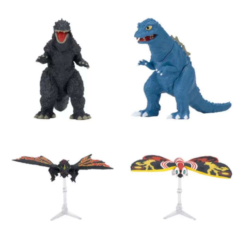 Фото Оригинальная коллекционная фигурка Bandai Godzilla Hg Godzilla Vs Mothra, игрушка-украшение для рабочего стола для фанатов фильмов о кайджу №2