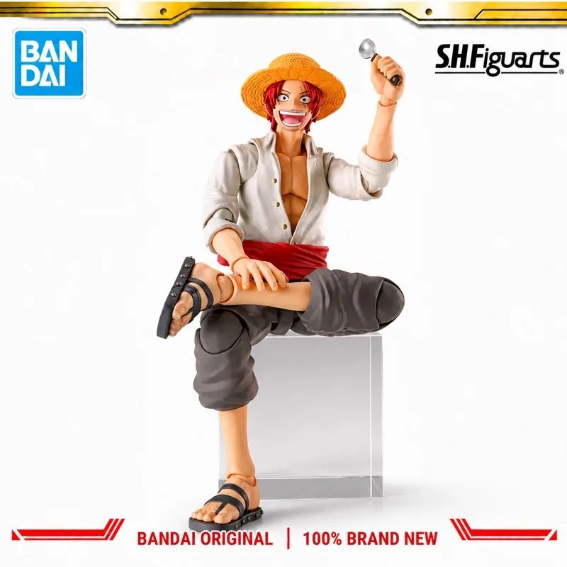 Фото В наличии: Оригинальная фигурка Bandai S.H.Figuarts One Piece Monkey D. Luffy, новая, в коробке, коллекционная модель персонажа аниме, игрушка. №5