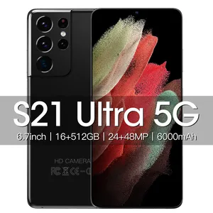 smartphones s21 ultra 16g512gb unlocked mobile phones celulares android global version celular 4g 5g network cell phone free global shipping