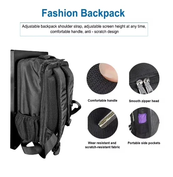 Новинка рекламный рюкзак с поддержкой 4G жидкокристаллический дисплей для ходьбы