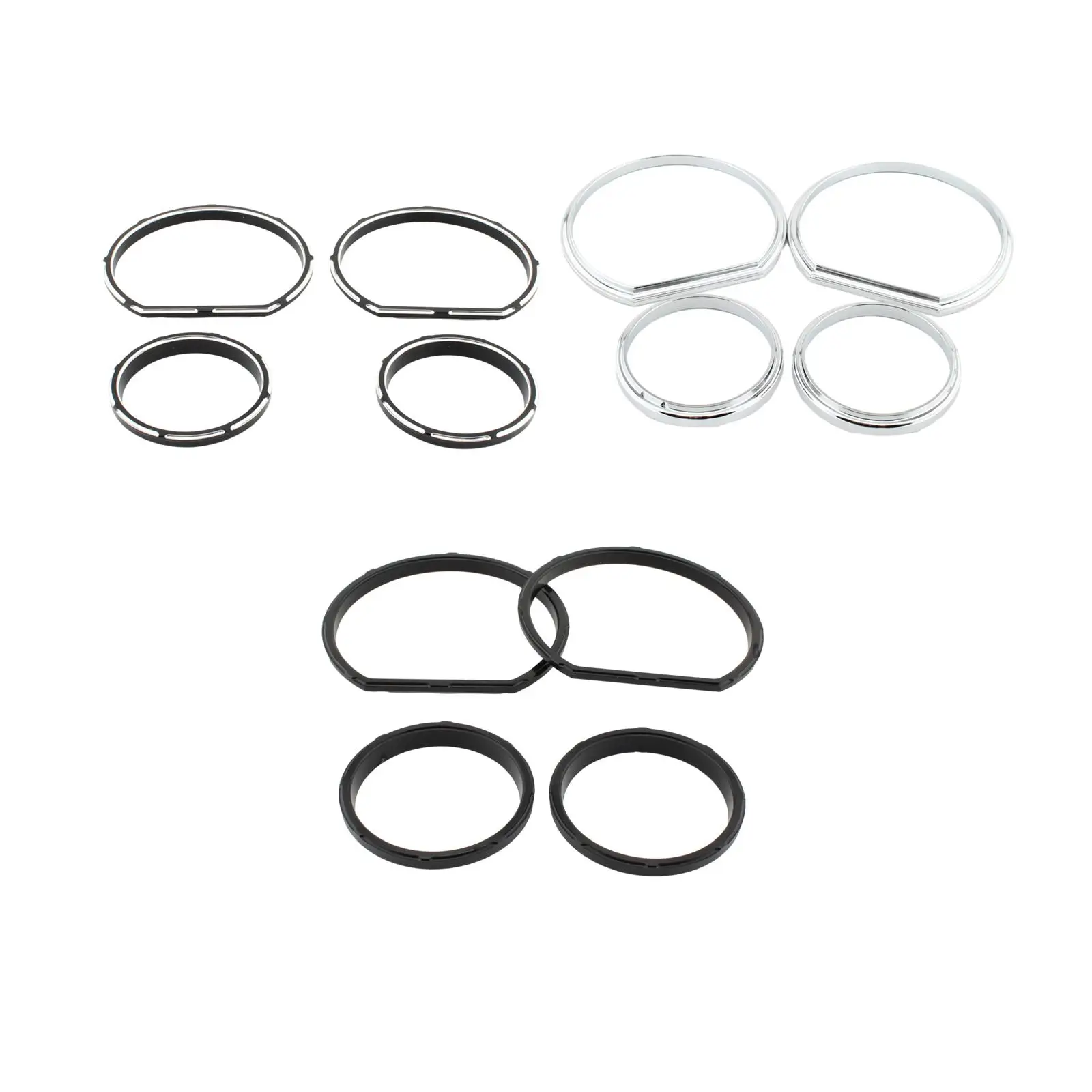 

4Pcs Instrument Board Gauge Bezel Set for Street Glide