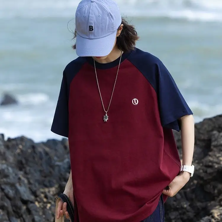 Футболка женская с коротким рукавом Повседневная винтажная свободная