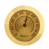 mosaic hygrometer 37mm moisture meters cigar accessories tobacco pointer hygrometer for humidor smoking humidity sensitive gauge