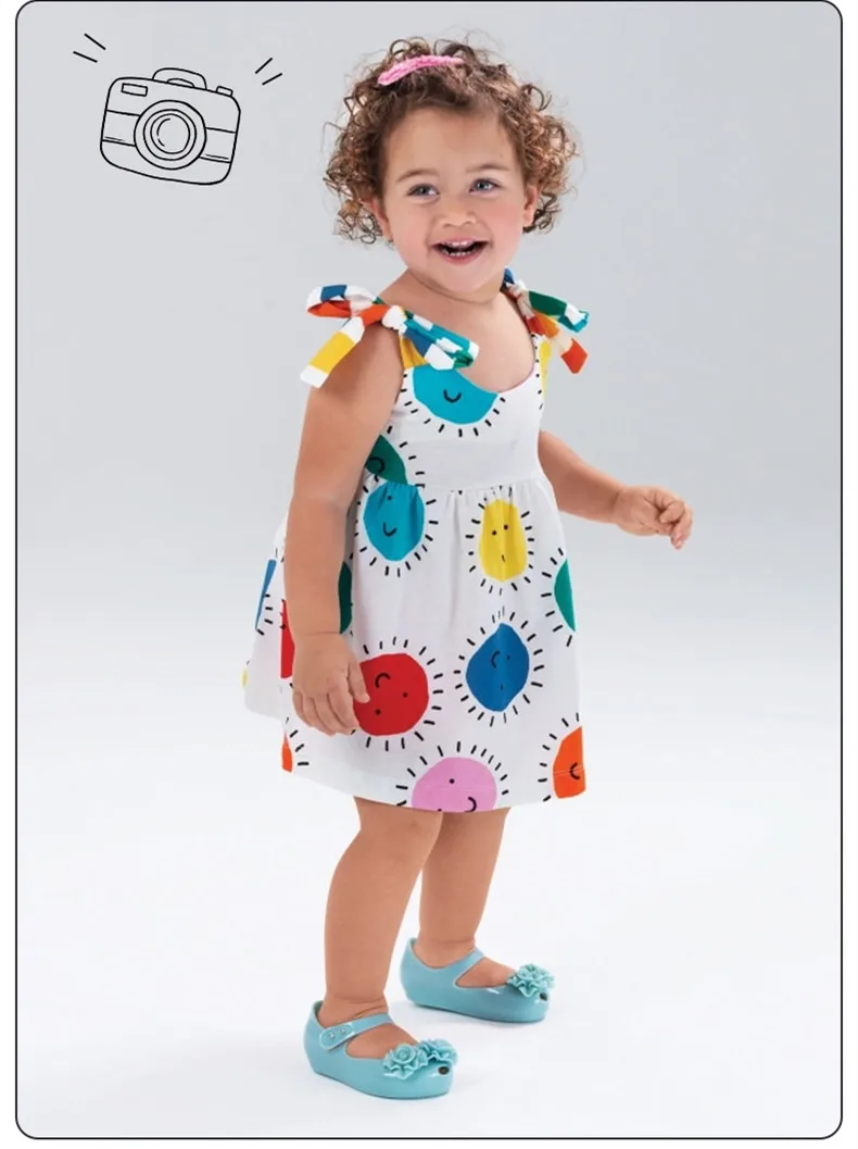 Сандалии-желе детские на мягкой подошве модная повседневная обувь без каблука с