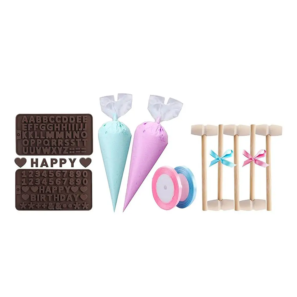 

114pcs DIY Silicone Ice Cream Mold Set cake pastry sleeve for decoration silicone tools nozzles cream baking