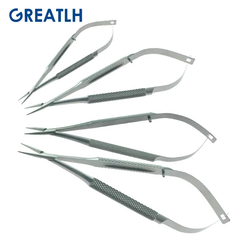 

Круглый держатель иглы из нержавеющей стали, удержание иглы, щипцы для глаз, хирургический инструмент, офтальмологический инструмент