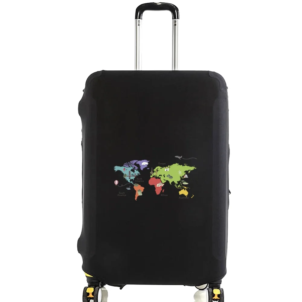 Luggage Elastic Protective Case Dust Cover Suit for 18-28 Inch Bag Suitcase Trolley Covers Travel Accessories Travel Pattern