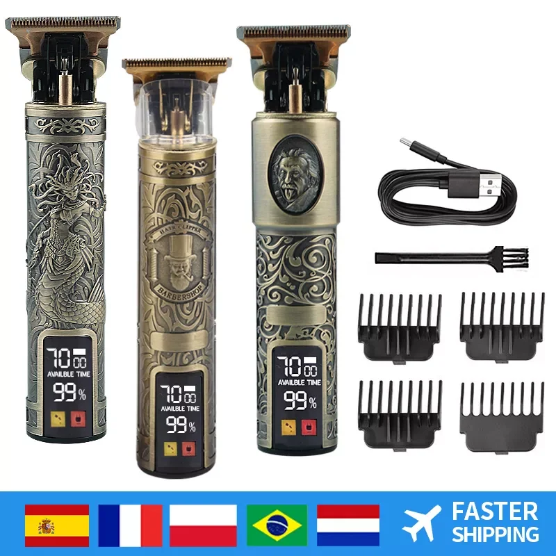 

T9 Electric Hair Cutting Machine Rechargeable Hair Clipper Man Shaver Trimmer For Men Barber Professional Beard Trimmer K700-1