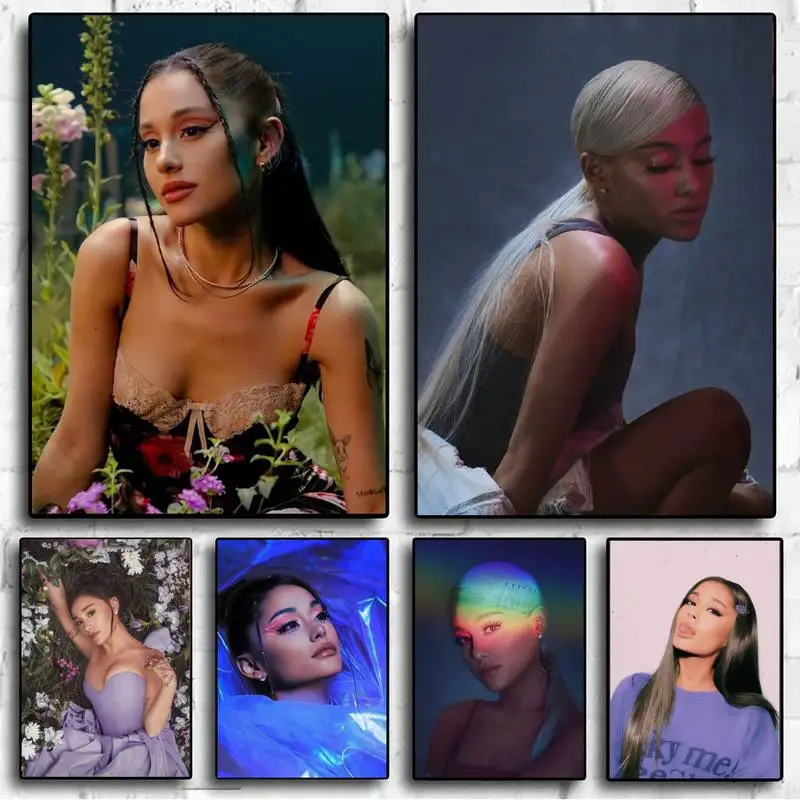 

Постер Singer A-Ariana G-Большие плакаты, настенные картины для гостиной, Осенний Декор