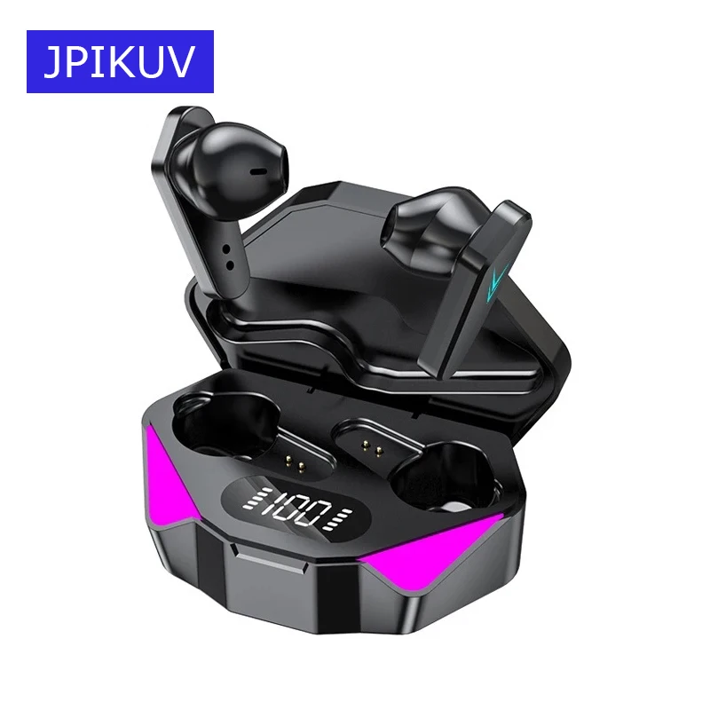 JPIKUV  X15 Game TWS Mobile Game 65ms Low Latency Chicken Eating Competitive Stereo Headset Wireless Bluetooth Headset enlarge