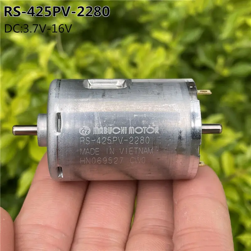Micro 30 мм MABUCHI RS-425PV-2280 Motor DC 12 В 6 В-16 двойной вал большой крутящий момент магнитный