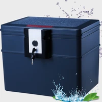 security safe 0 59 cuft gray fireproof file box and waterproof chest safe