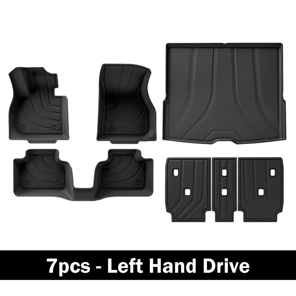 Для BMW U11 X1 ix1 2023-2024 напольный коврик TPE коврик в багажник коврик для багажа водонепроницаемый нескользящий ковер с левым рулем