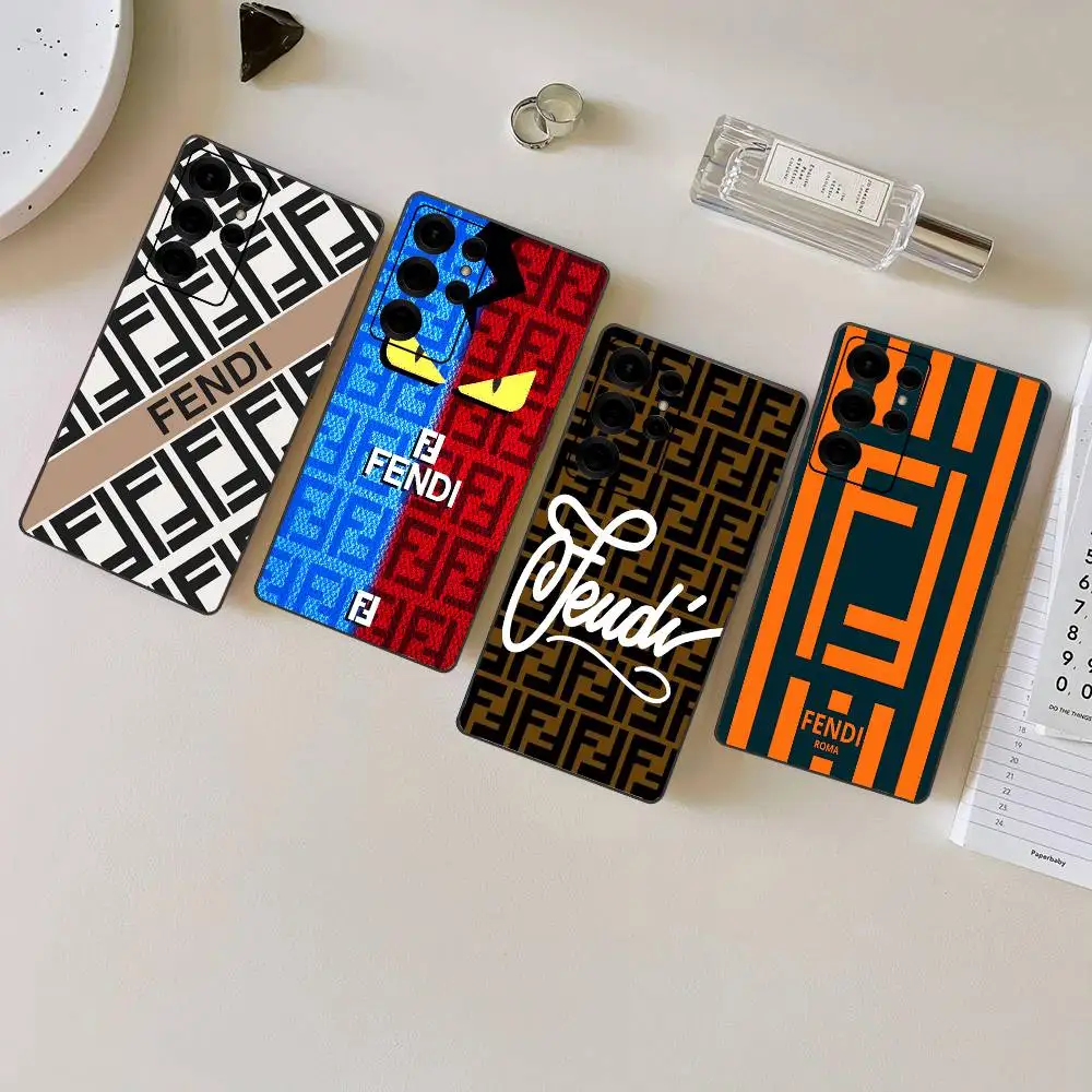 Фото Роскошный чехол для телефона с логотипом F-fendi для Samsung S24 FE, S25 Ultra, S20 Lite, S21, S30, S22, S23, S24, S22 Ultra 5G №3