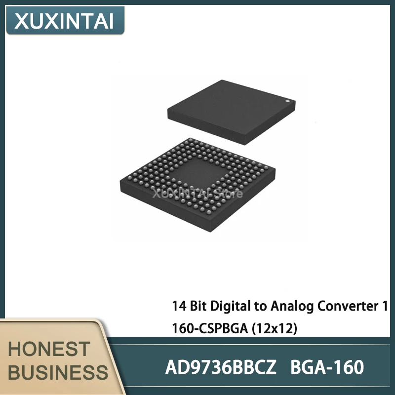 

5Pcs/Lot AD9736BBCZ AD9736 14 Bit Digital to Analog Converter 1 160-CSPBGA (12x12)