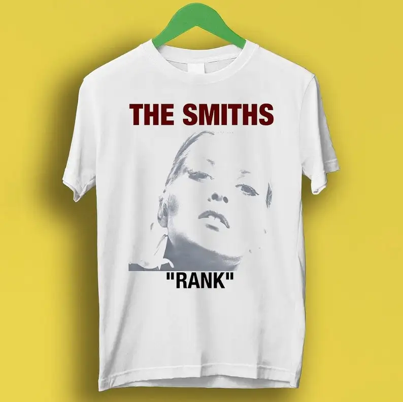 

Забавные мужские рубашки The Smiths Rank Punk Rock Gift, футболки для геймеров с культовым фильмом, мужские белые футболки большого размера