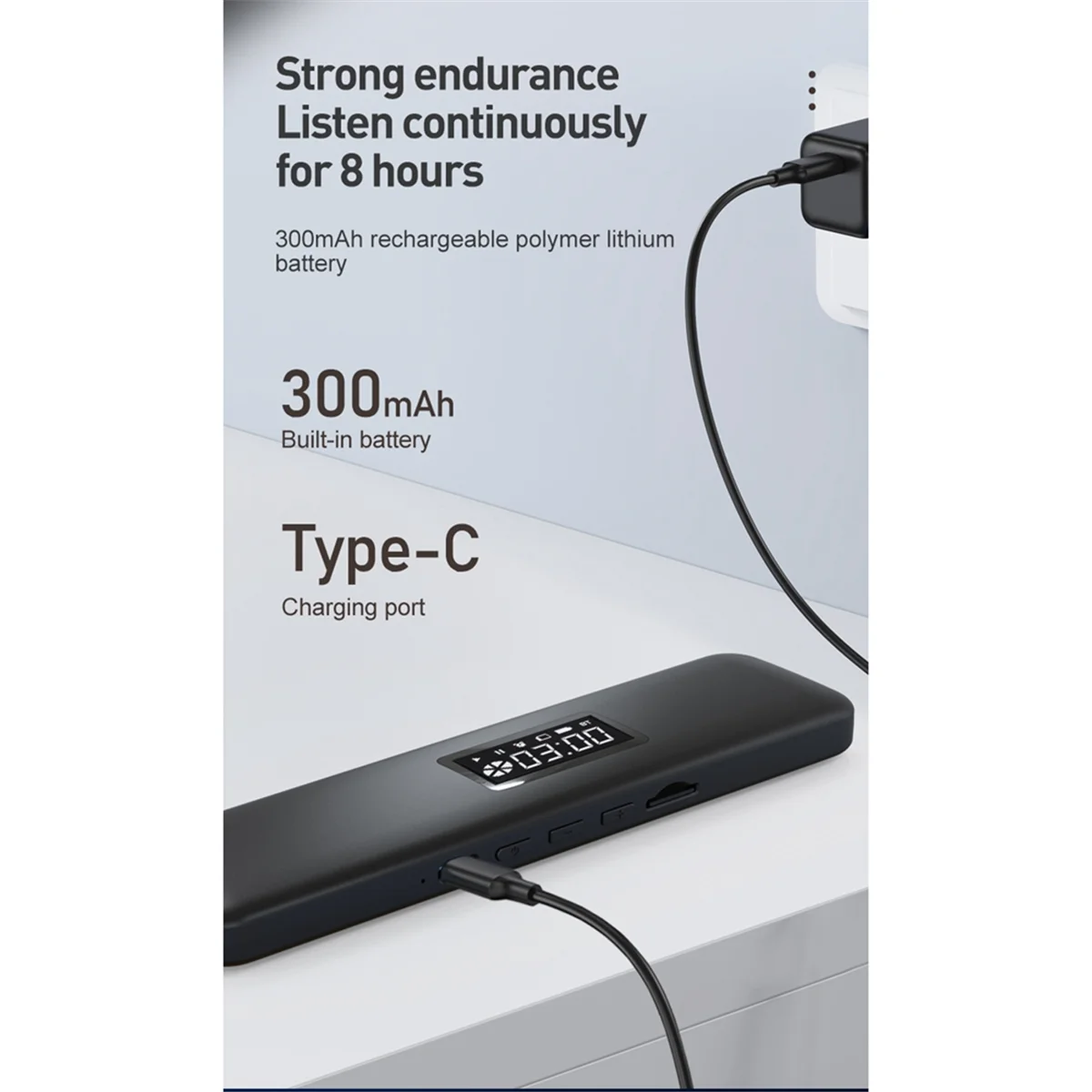 Под подушку Bluetooth-динамик Звуковая костная проводимость Перезаряжаемая