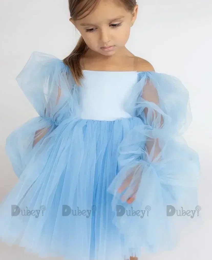 Платье для новорожденных девочек белый наряд на свадьбу бальное платье крещения