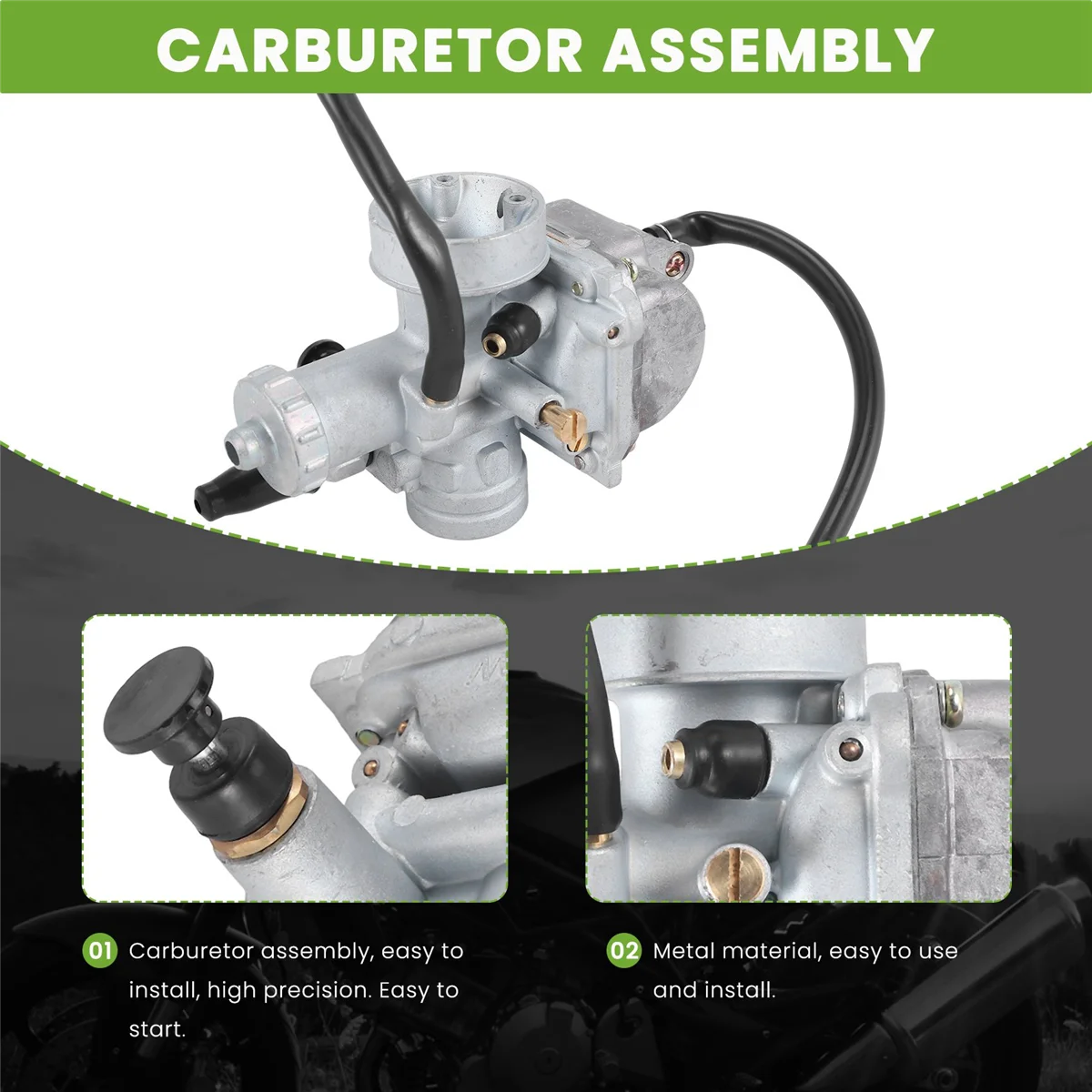 Карбюратор 13200-02C03 13200-03400 y для Suzuki LT160E LT-F160 LT160 1989-2003