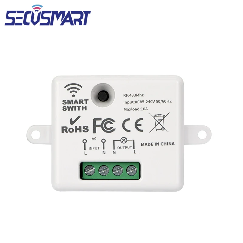 Беспроводное реле для умного дома 433 МГц 110 В 250 переменного тока |