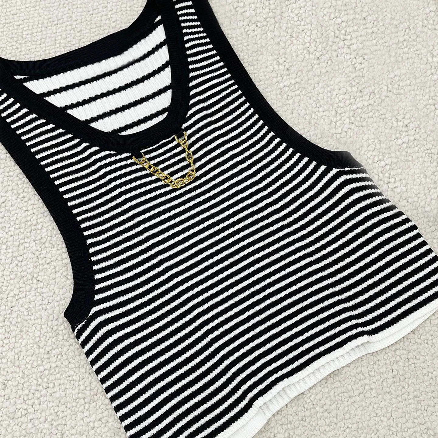 

NIGO Striped Sleeveless Vest Ngvp #nigo5346