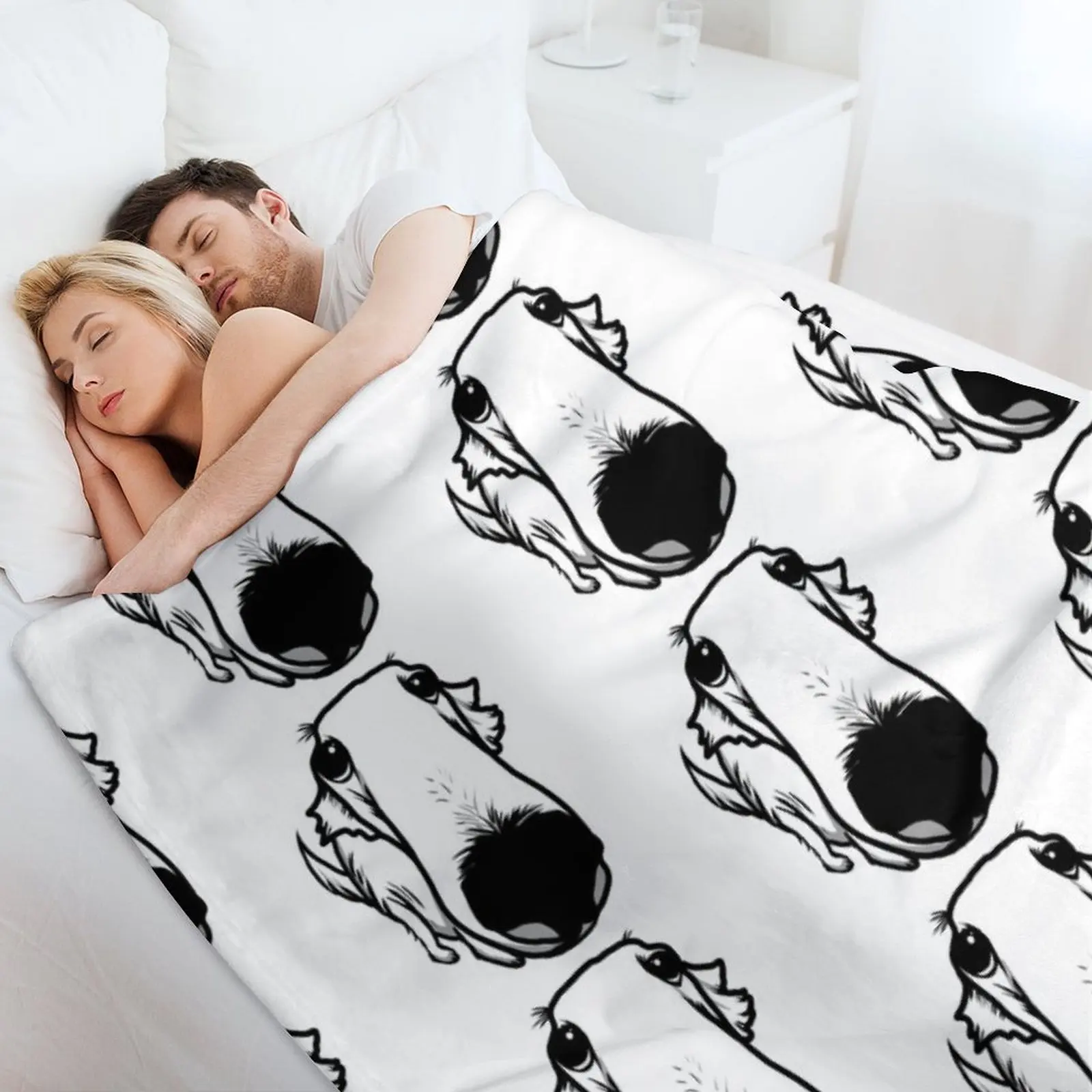 Милое борзойское длинное одеяло для собак зимние постельные принадлежности