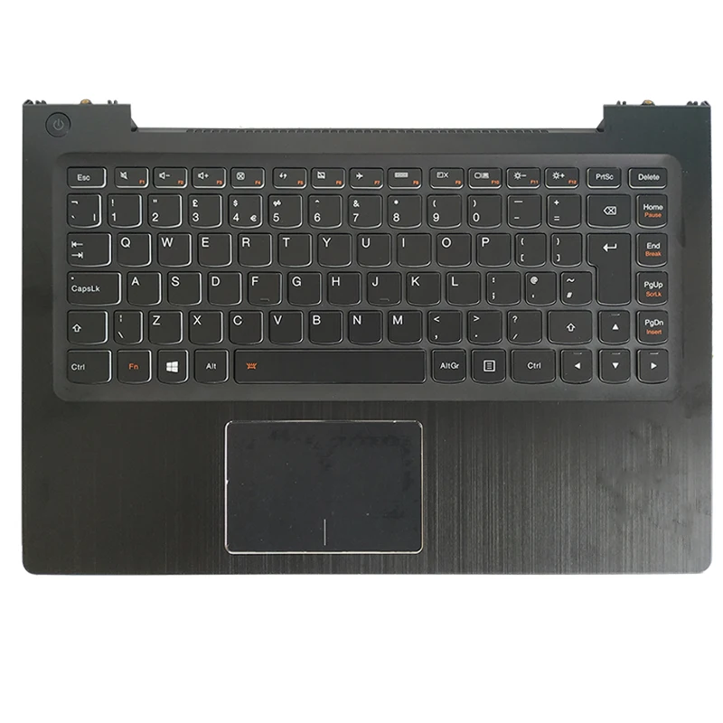NEW UK laptop keyboard For Lenovo U330p U330 Uk keyboard with case Palmrest Touchpad black