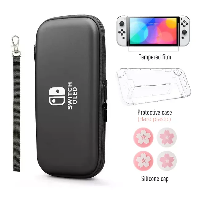 

2022 Trend FROG Crystal Protect Shell Compatible Switch OLED Transparent Hard Case Cover for Switch OLED Console Accessories