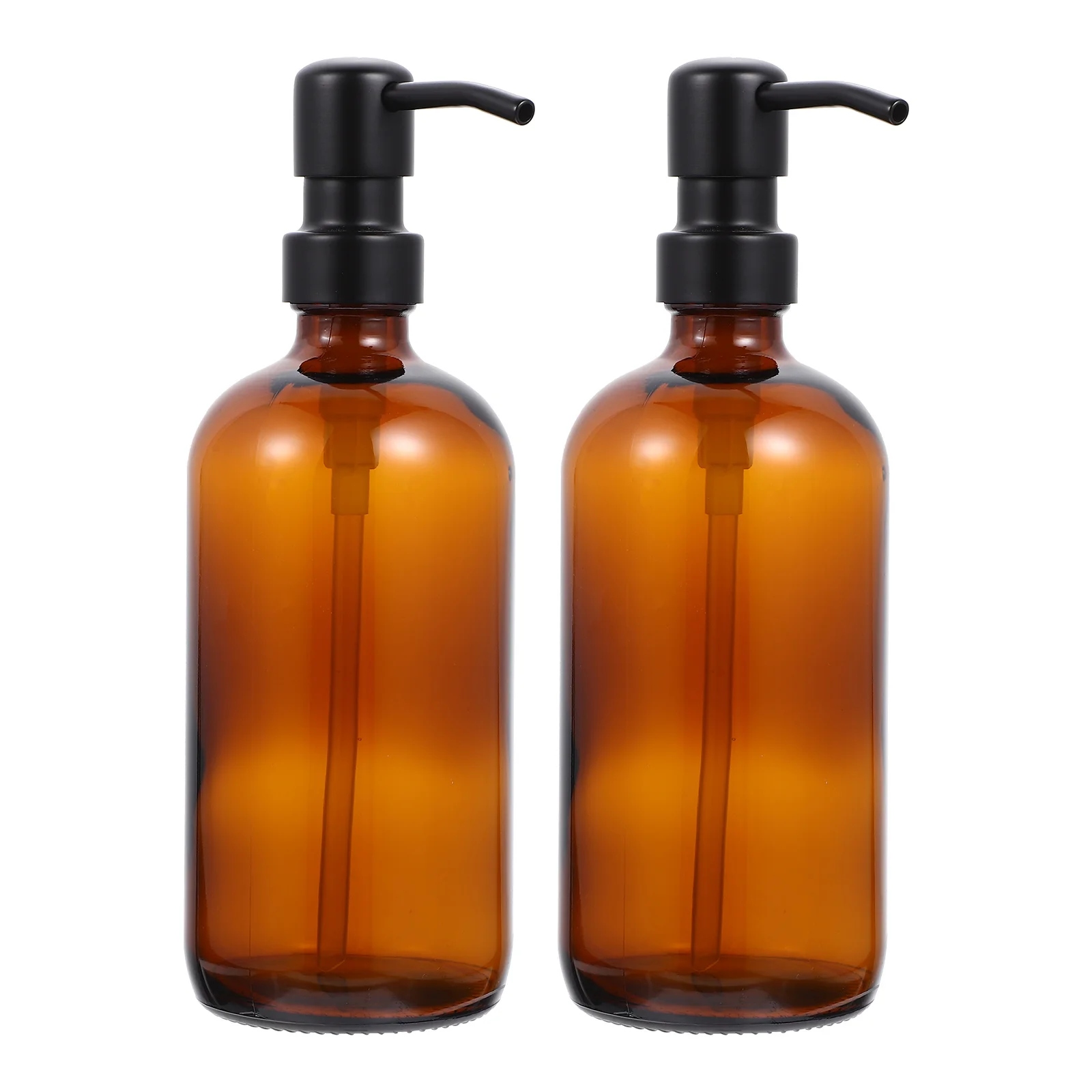 

1 Set Sub Bottle Glass Pump Bottle Sticker Glass Shampoo Sub Bottle Sub-packing Lotion Bottle for Toilet Replacement Subpackage