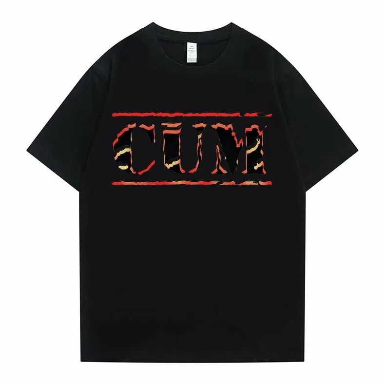 

Hot Sale New Doom Cum Funny Men Women Vintage Tshirt Unisex Oversized Fashion Short Sleeve Tee Game Man Casual Loose Streetwear